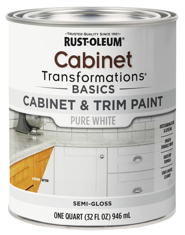 Rust-Oleum 372007 Transformations Basics 32 Fl Oz (Pack of 1), Pure White