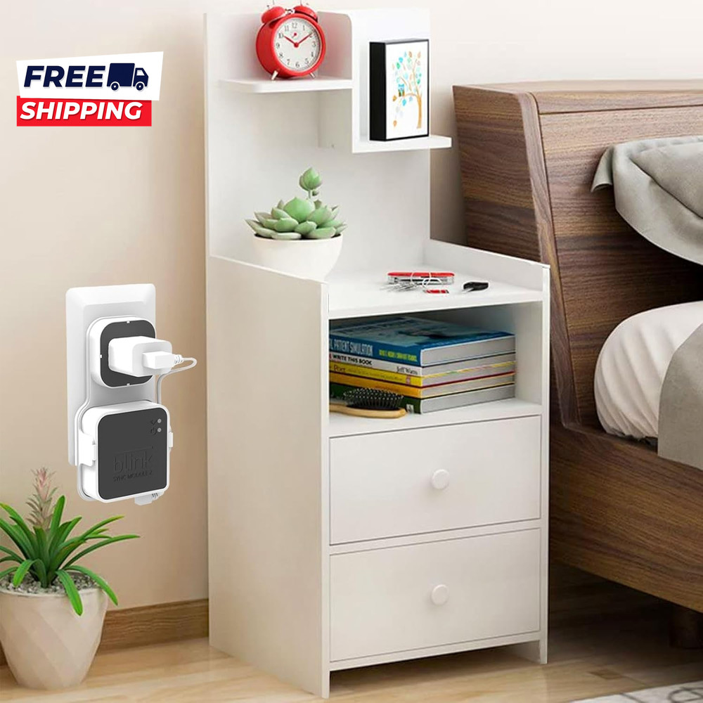 256GB USB Flash Drive & Outlet Mount for Blink Sync Module 2 Space Saving and Ea