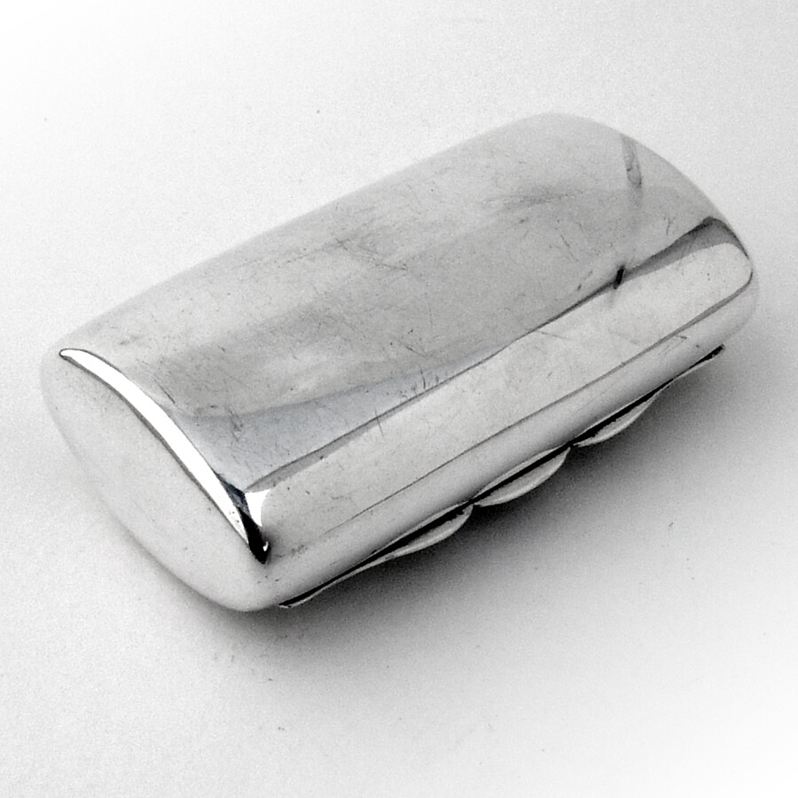 Swedish Snuff Box 830 Silver Mono AJ
