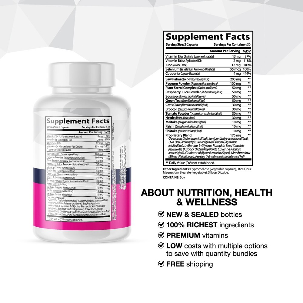 EZ Prostate - Prostate Support- 60 Capsules