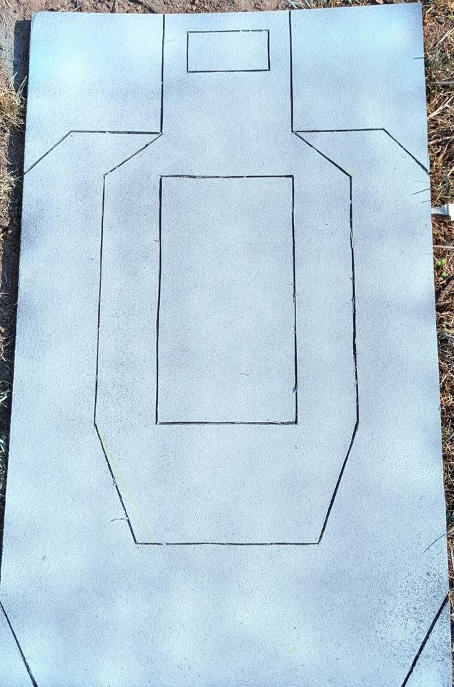 Utah Backyard Ballistics Self-healing Silhouette Target