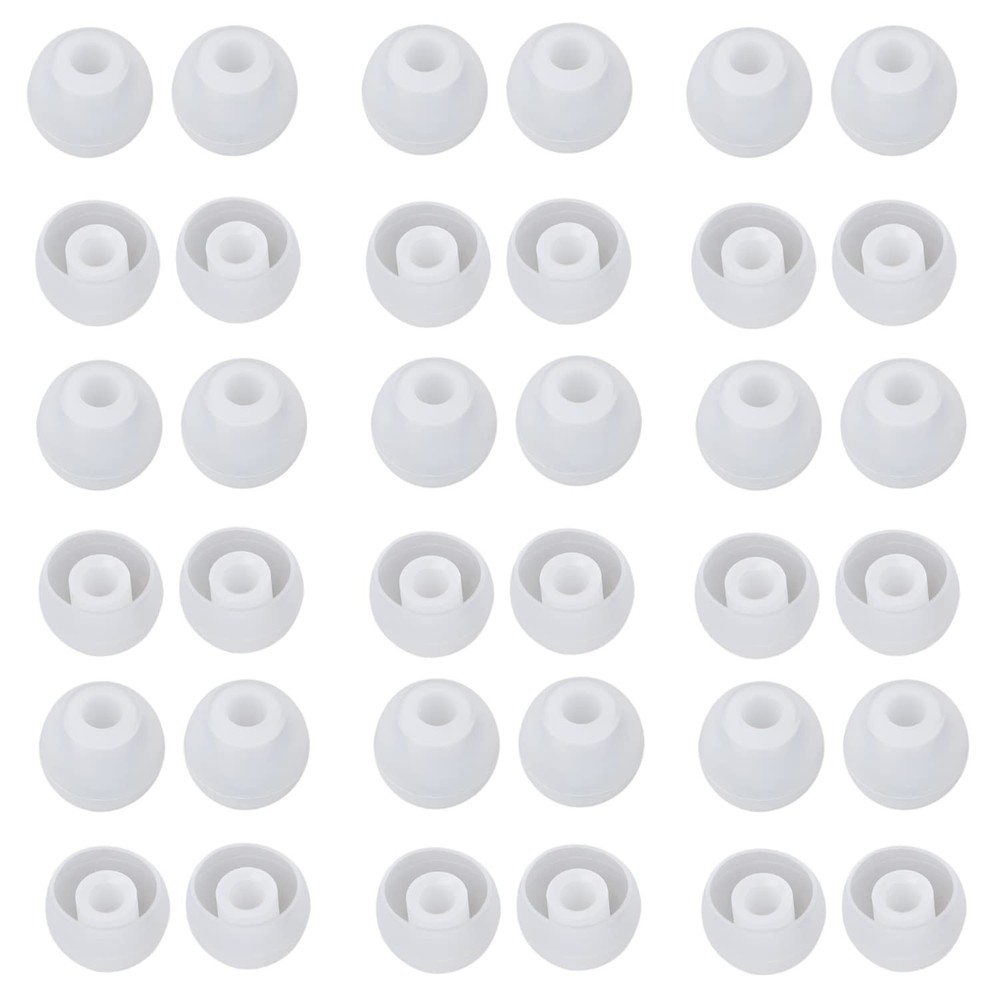 36 Pieces Large Earbud Tips Soft and Comfortable Ear Bud Replacement Pieces S...