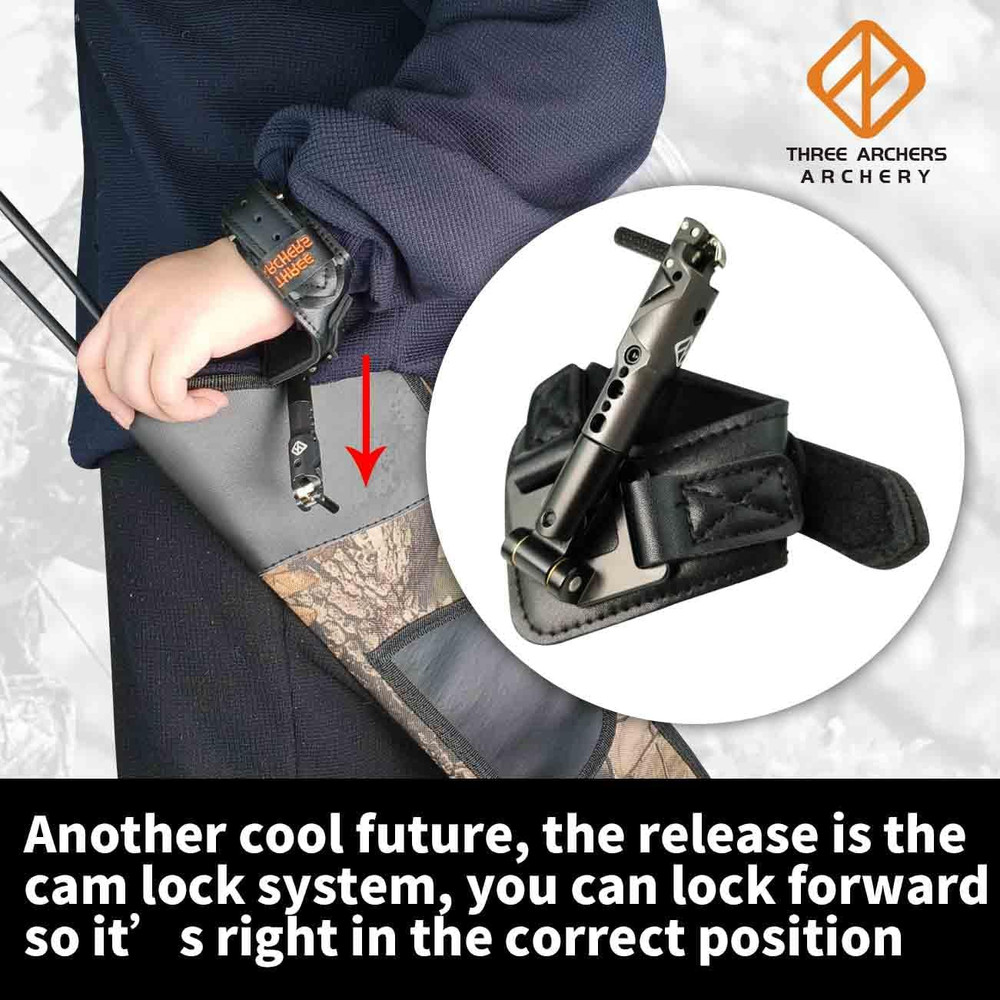 Archery Bow Release Quick Shot Release Magnetic Auto-Trigger Single-Jaw Release