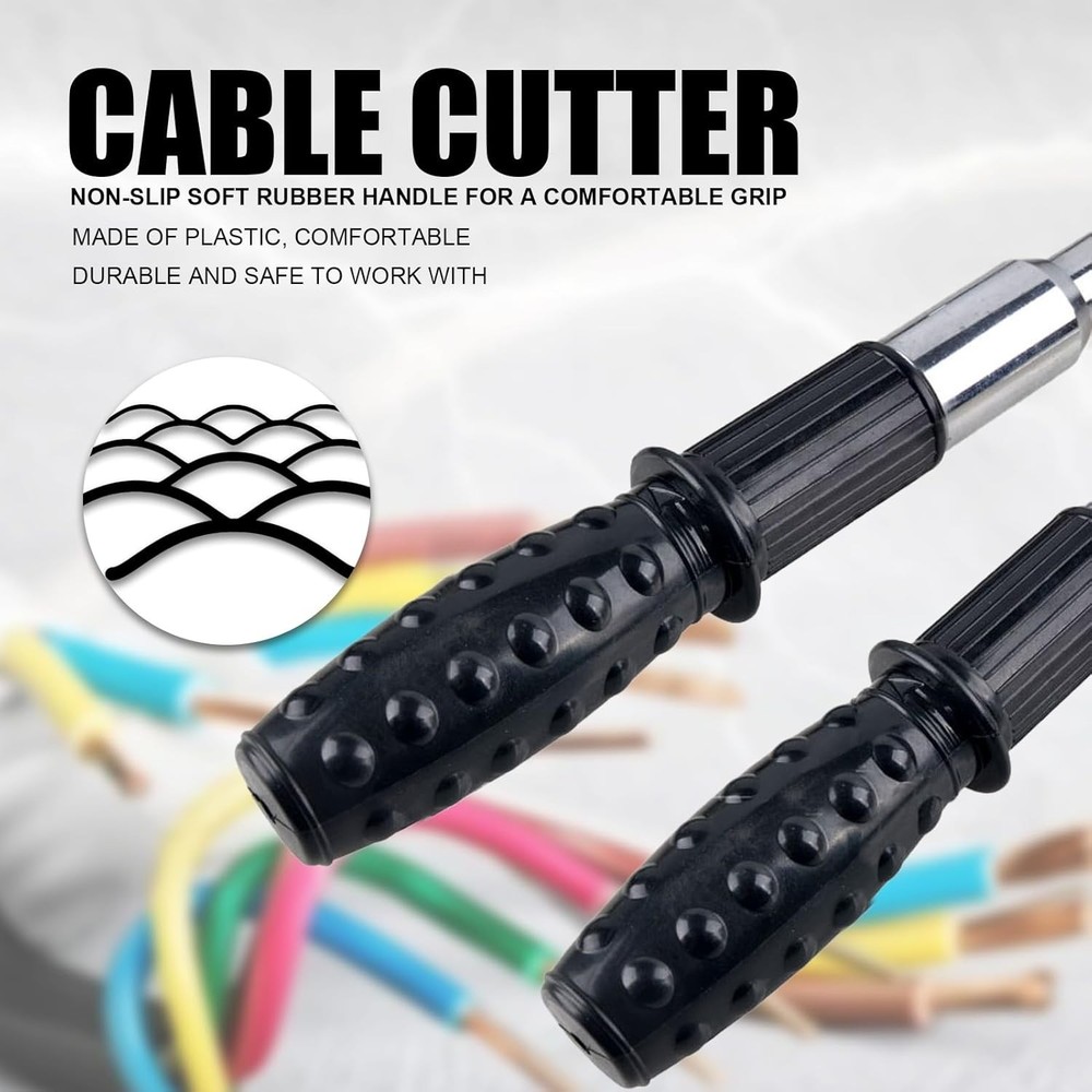 Cable Cutters, Armored Cu-Al Cable Cutter, Retractable Handle Labor-Saving Bolt