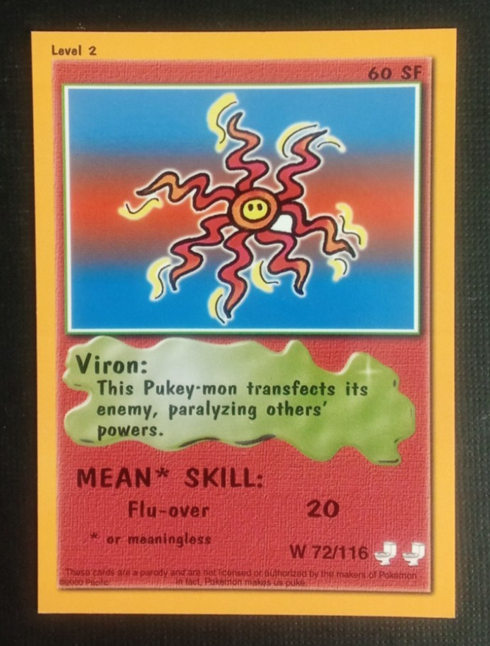 2000 Pukey-Mon Card Viron #W72