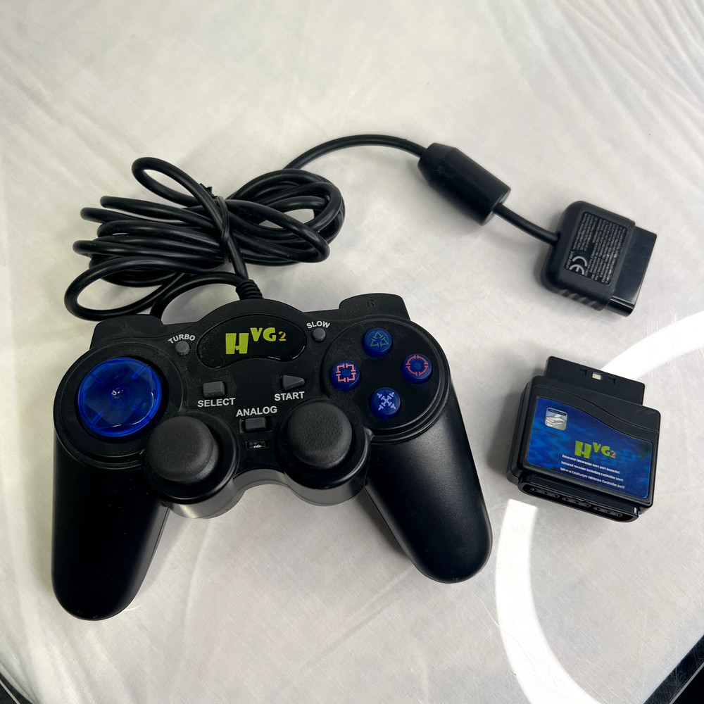 Playstation Controller HVG2 W/ Adapter Tested