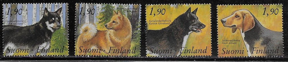 Finland Scott #'s 794a-d MNH