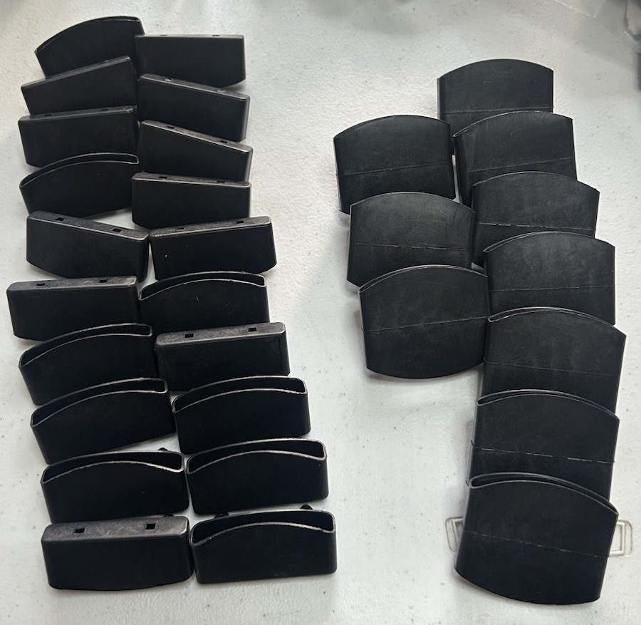 1 Pack Black Plastic Replacement Bed Slat Plastic Center/End Caps Holder