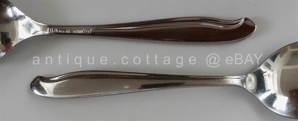 REED & BARTON REBACRAFT flatware SEASCAPE stainless 9 SOUP SPOONS