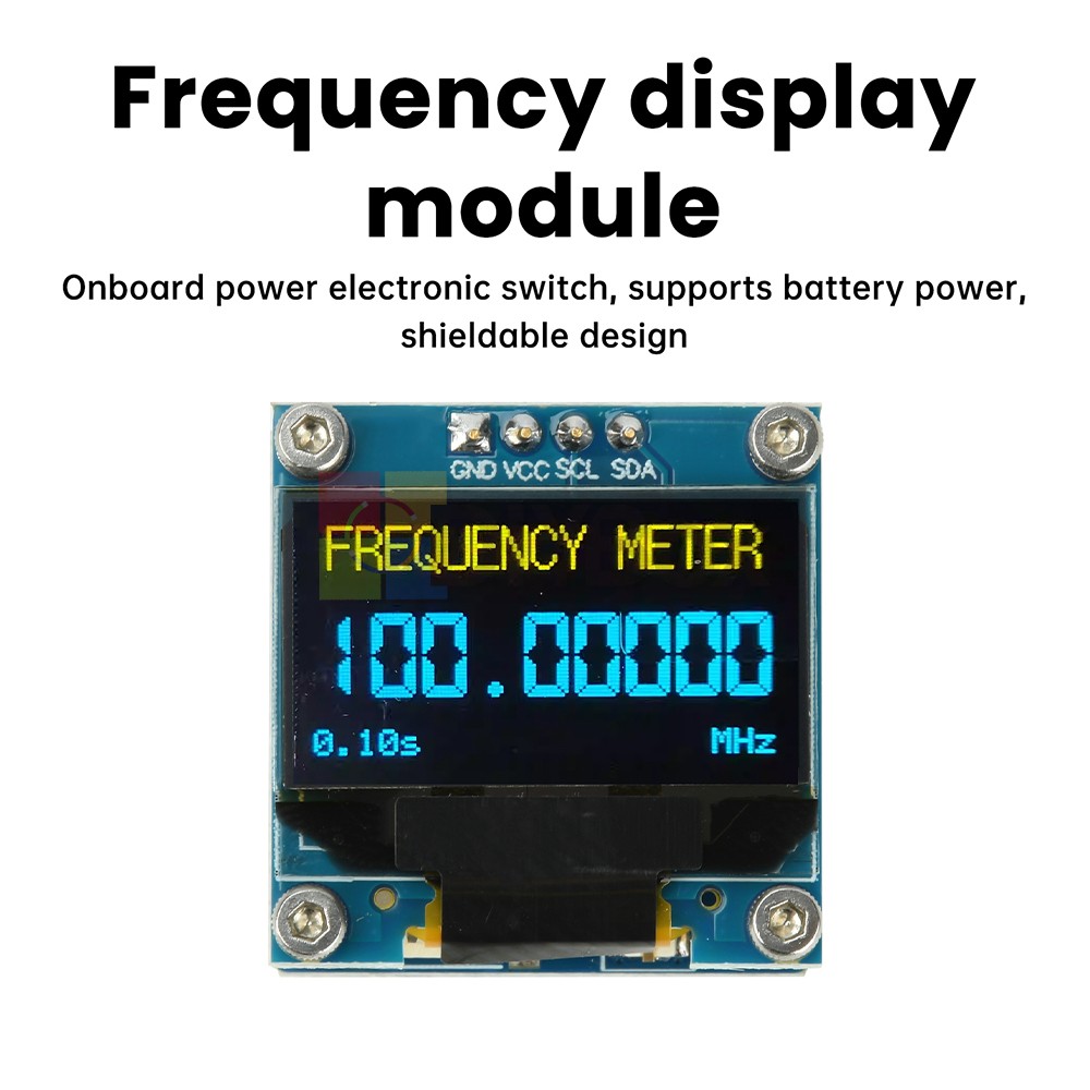 1KHz-100MHz RF Signal Frequency Counter 0.96inch OLED Display Frequency Module