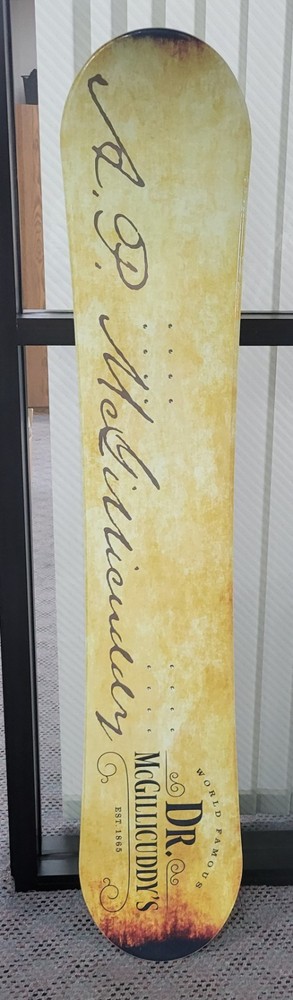 Rare Dr McGillicuddy's Snowboard Size 157 Cm