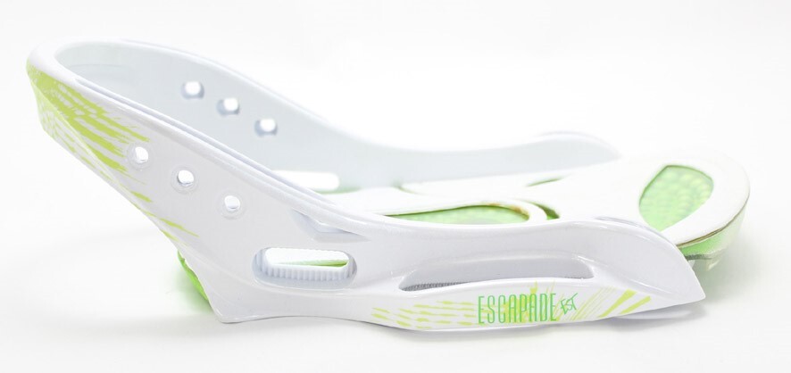 Set Burton Escapade EST Snowboard Bindings Base Plates Small White NOS