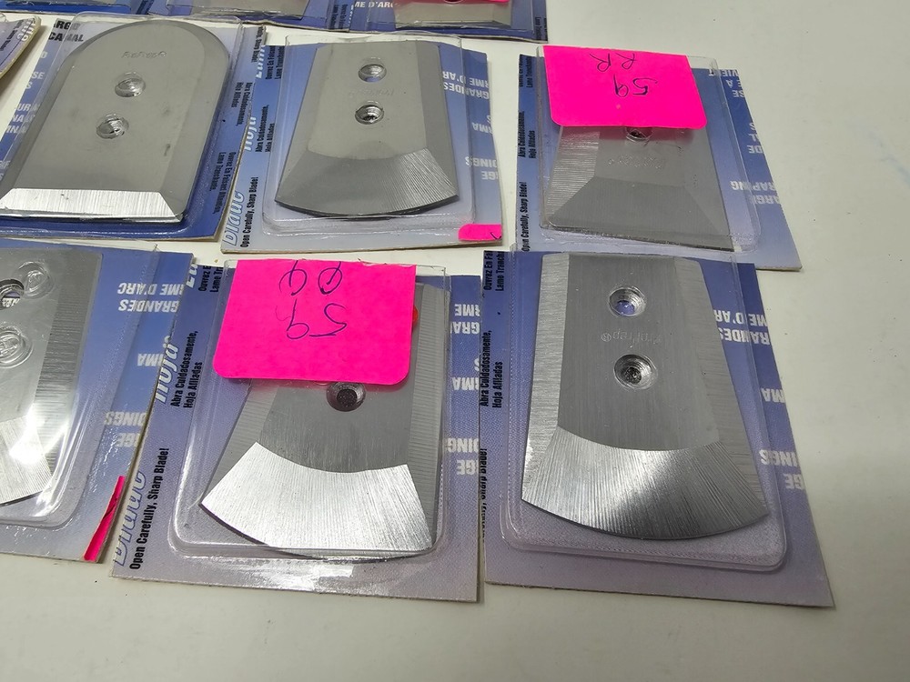 Pacific Handy Cutter Scraping Tool Replacement Blades Lot Assorted Sizes