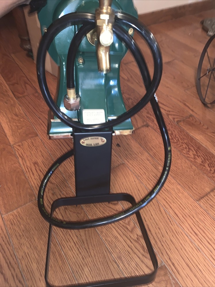 Murphy’s Irish Amber draft tower with beer line and handle