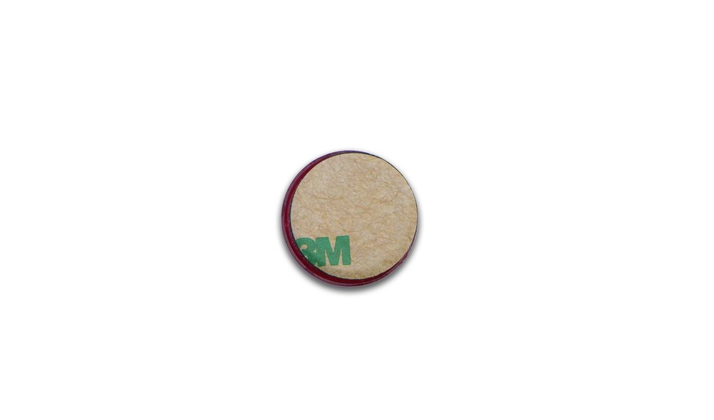 Reflector Red Round 10 x Stick-on O.D 20mm (Per 10)
