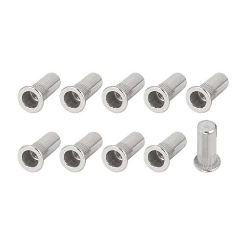 Sealed Rivet Nuts ()Pcs, 304 Stainless Steel Blind Closed End Threaded M5 20
