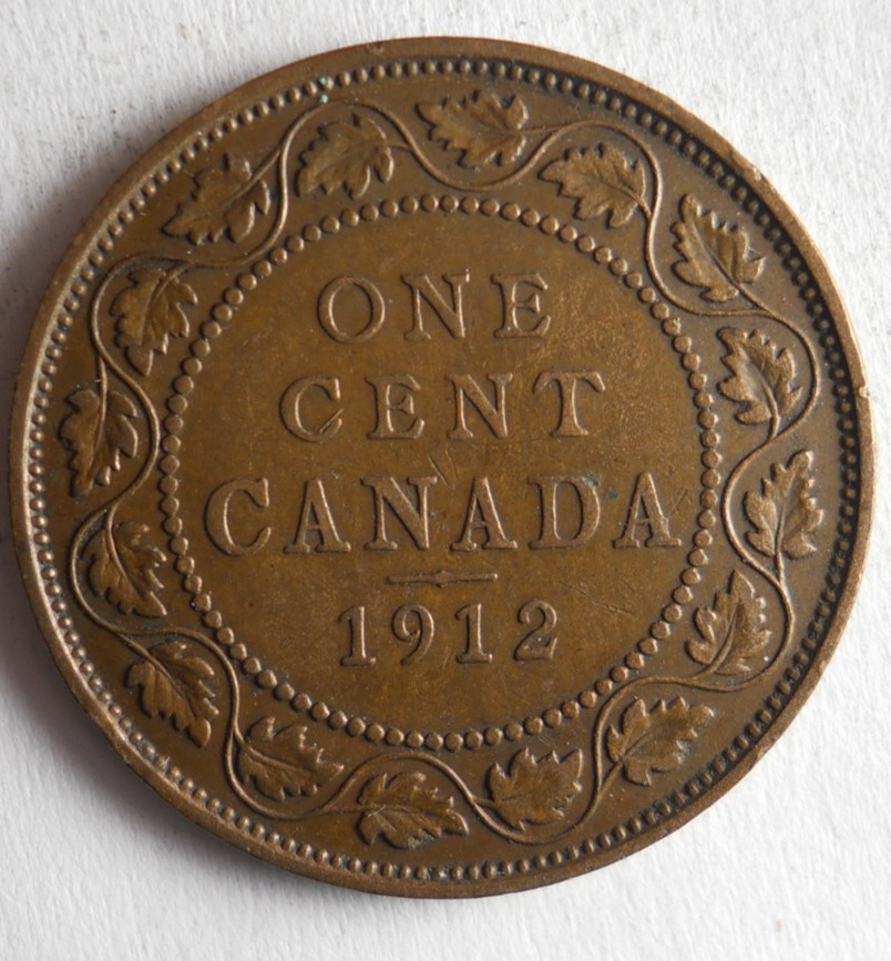 1912 CANADA CENT - Excellent Coin - FREE SHIP - Premium Bin #27