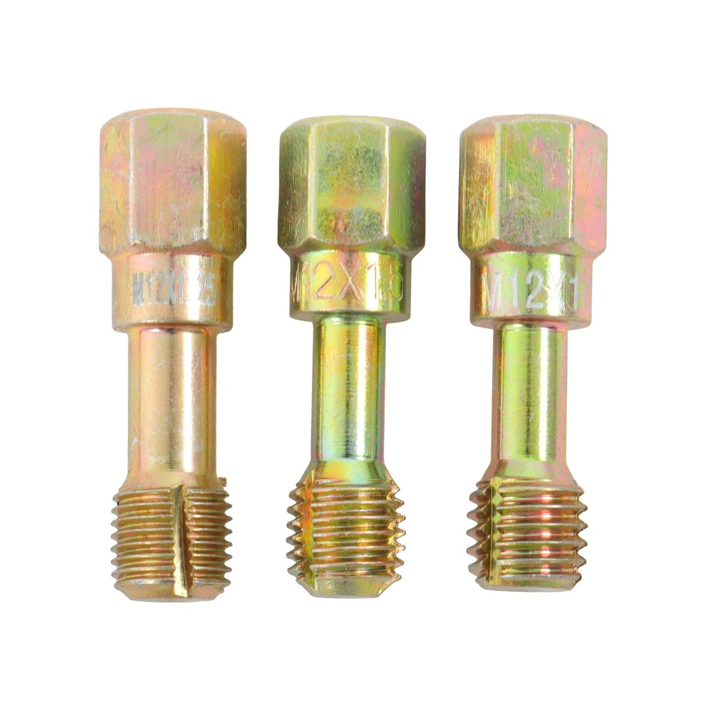 Labwork15pcs Metric Thread Chaser Set M6-M12 Thread Restorer Set