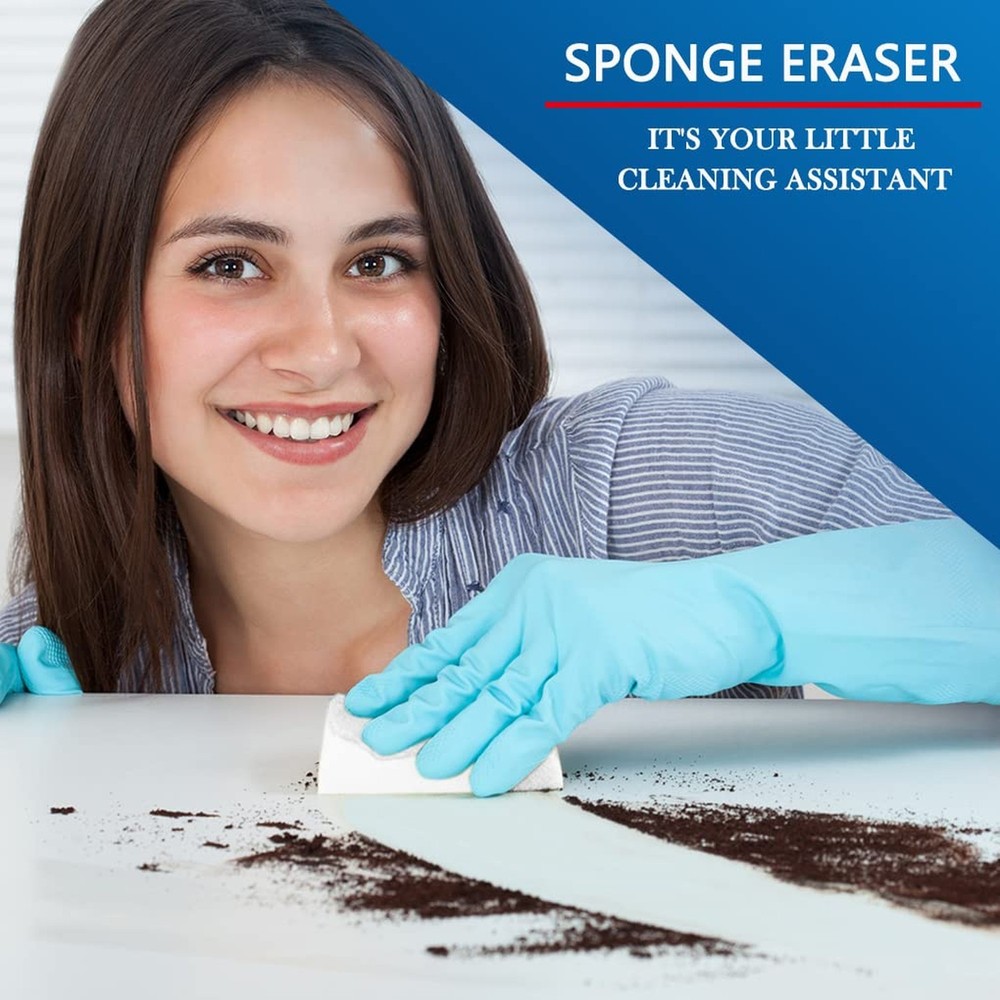 100Pack Magic Sponge Eraser, Extra Large Melamine Foam Sponge, Multi-Function...
