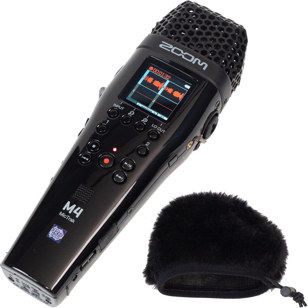 Zoom M4 4-track recorder with built-in timecode generator, 32-bit float support