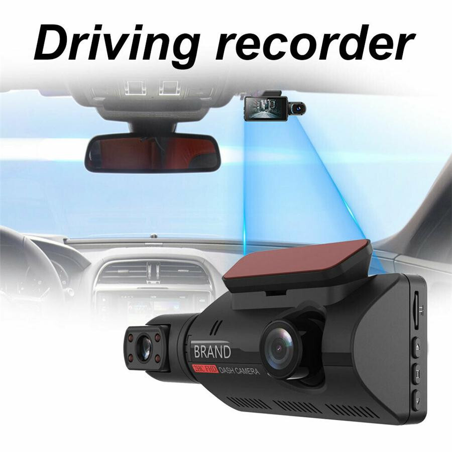 1080P Car Dash Cam DVR Video Recorder Front Inside Camera Loop Recording 3.0 in
