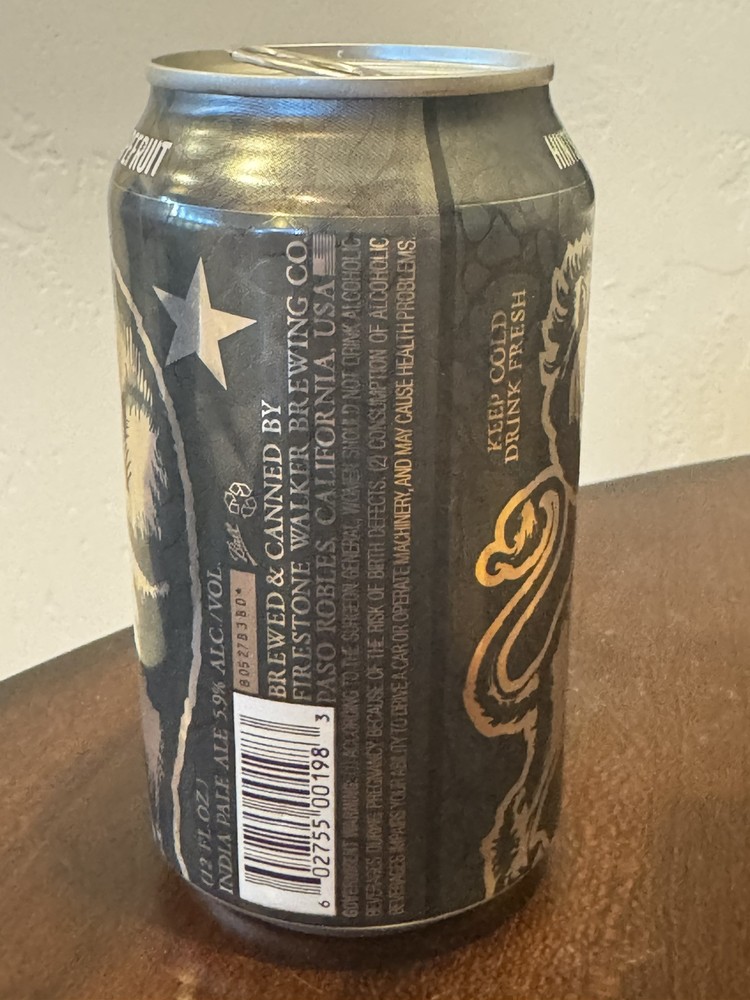 Luponic Distortion IPA - Empty Beer Can - Firestone Walker