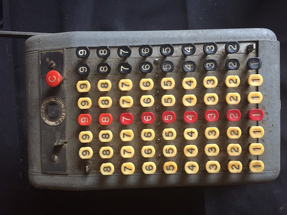 Vintage Check Protector Paycheck Machine Connecticut Dept. of Corrections