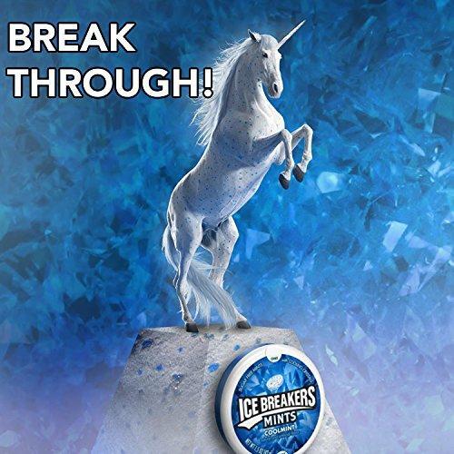 ICE BREAKERS Sugar Free Mints, Coolmint, 1.5 Ounce (Pack of 8)
