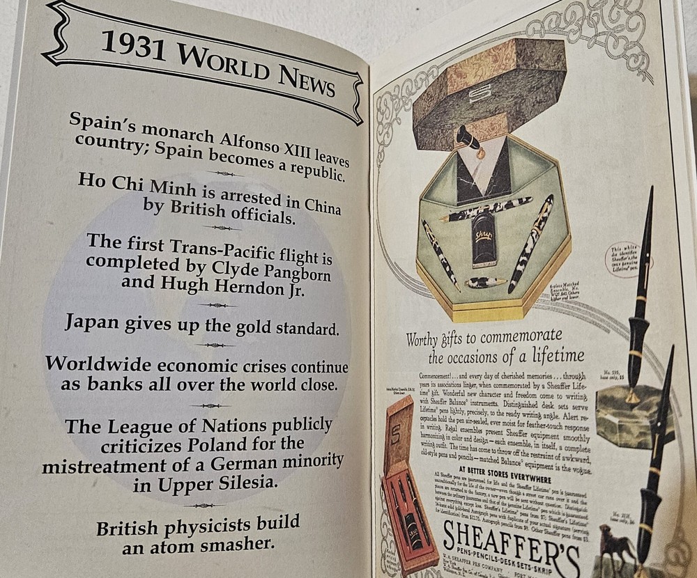 NEW 1941 Remember When... A Nostalgic Look Back In Time Booklet And Envelope