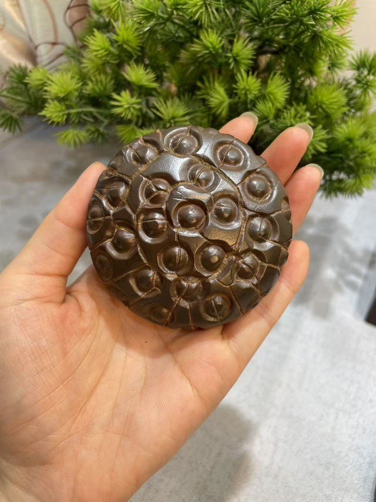 Chinese original stone turtle patterned stone 71*71*35mm