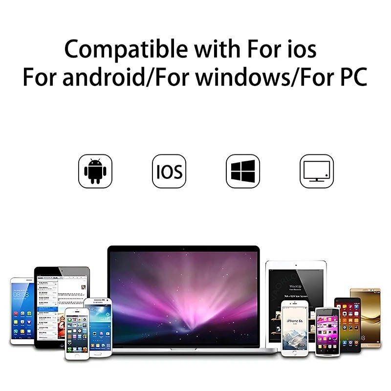 Bluetooth 4.1 Wireless Headset – Stereo Earphone Hands-Free for iPhone Android