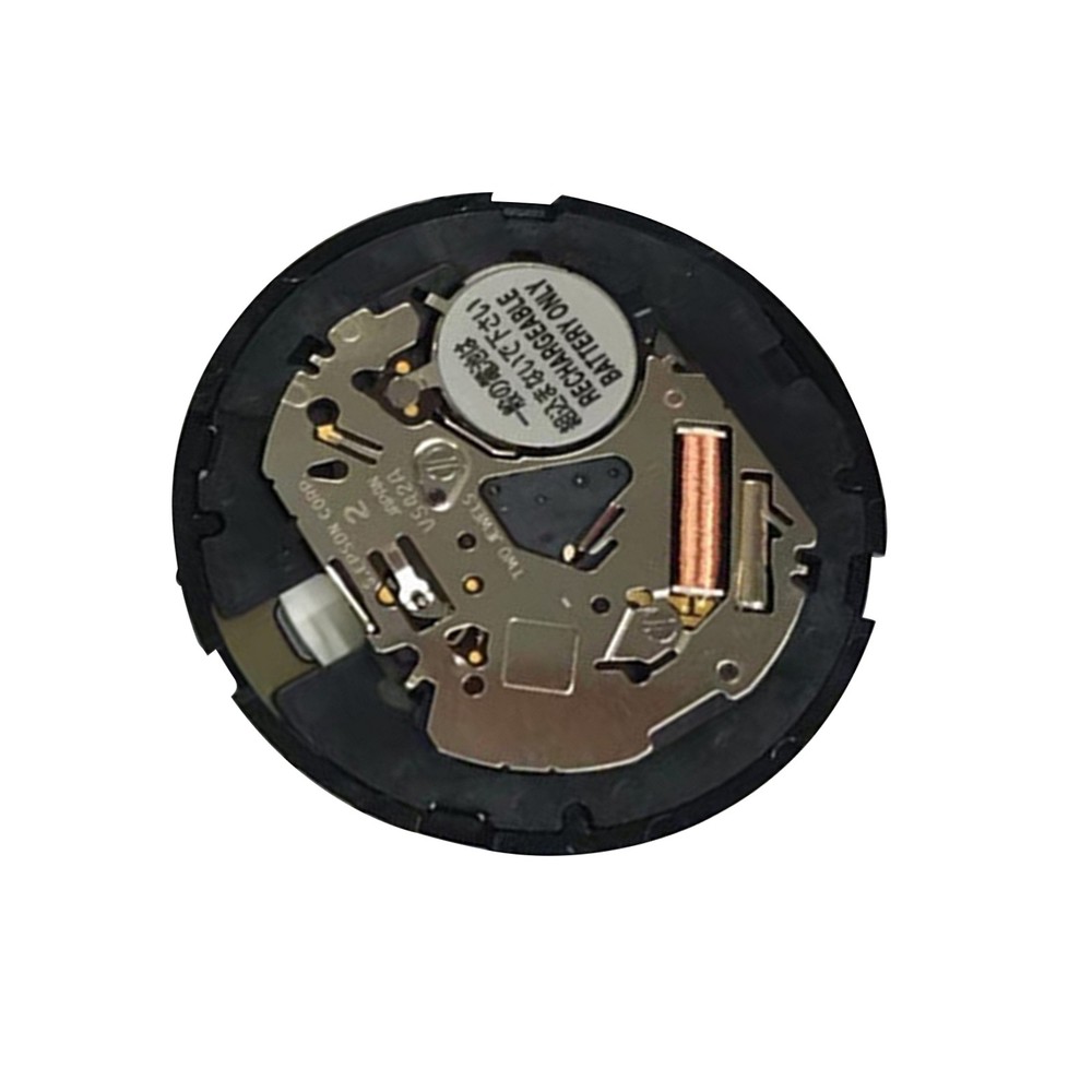 VS42A Black Date Indicator At 3 Solar Watch Movement Replacement Accessories