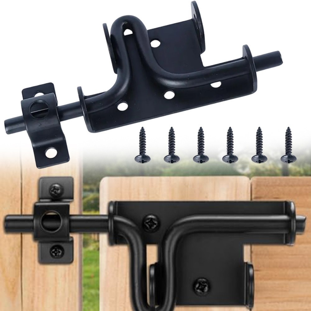 Multi Functional Iron Slide Bolt Lock Perfect Addition to Your Security Setup