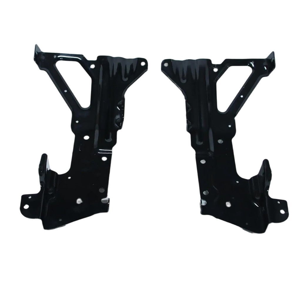 Front Bumper Bracket for Silverado 1500 2016-2018 Black 2PC Left Right