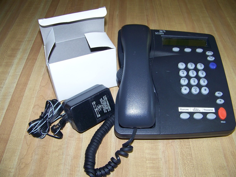 3Com NBX 2101PE Basic Phone w/Power Adapter