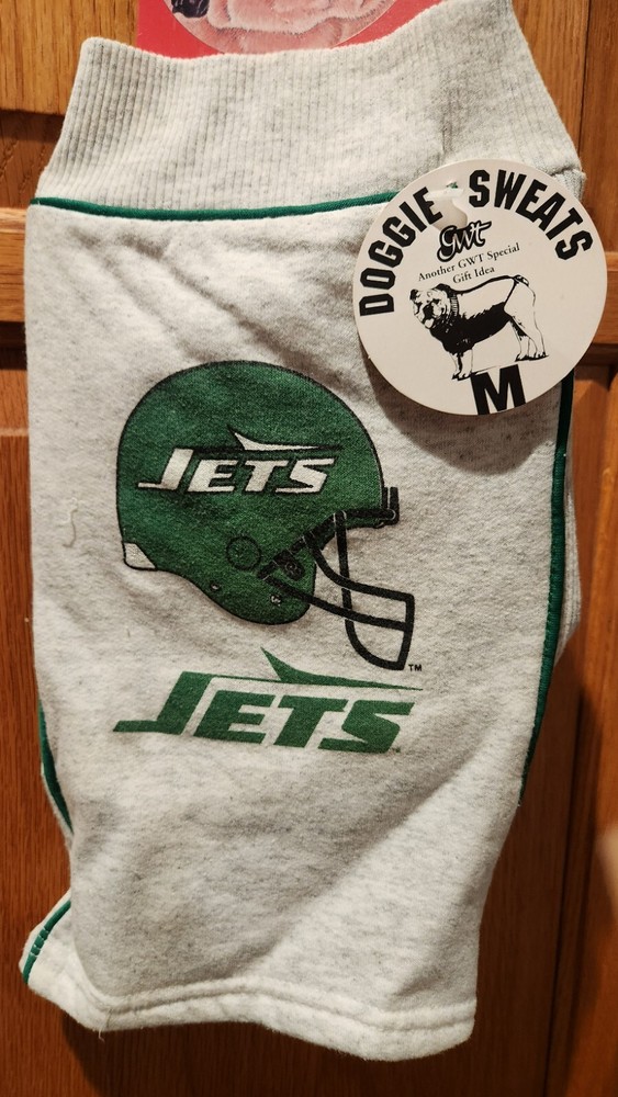 New York Jets Doggie Sweatshirt Size Medium 14" Long