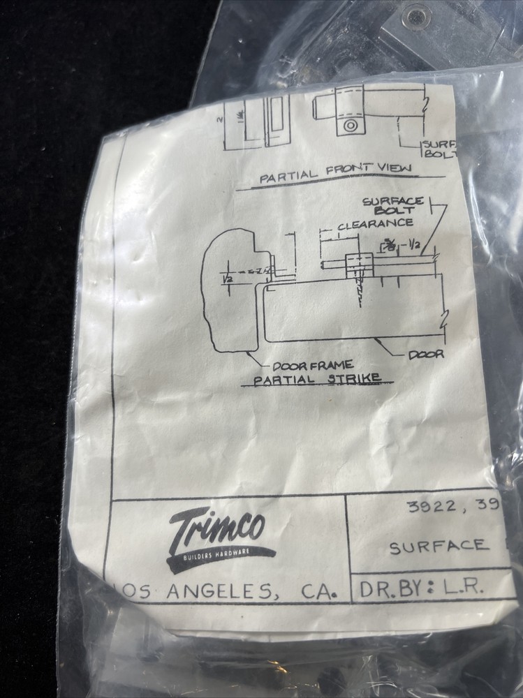 NEW Trimco 3922 Heavy Duty 8” Surface Bolt