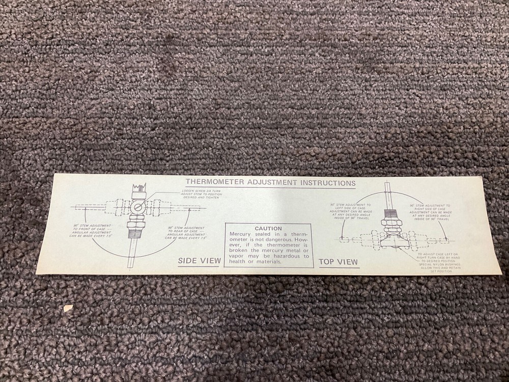 TRERICE BX91406 THERMOMETER 444