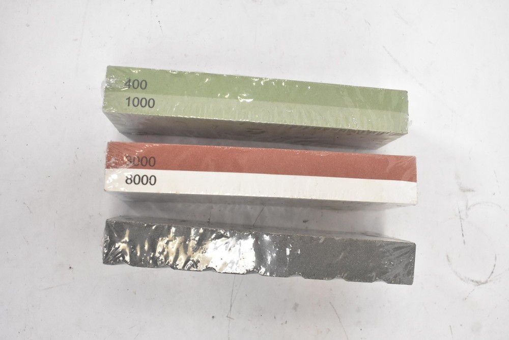 Sharpening Tool 3 Pack Multicolor Polymer Grinding Stones 400/1000/3000/8000