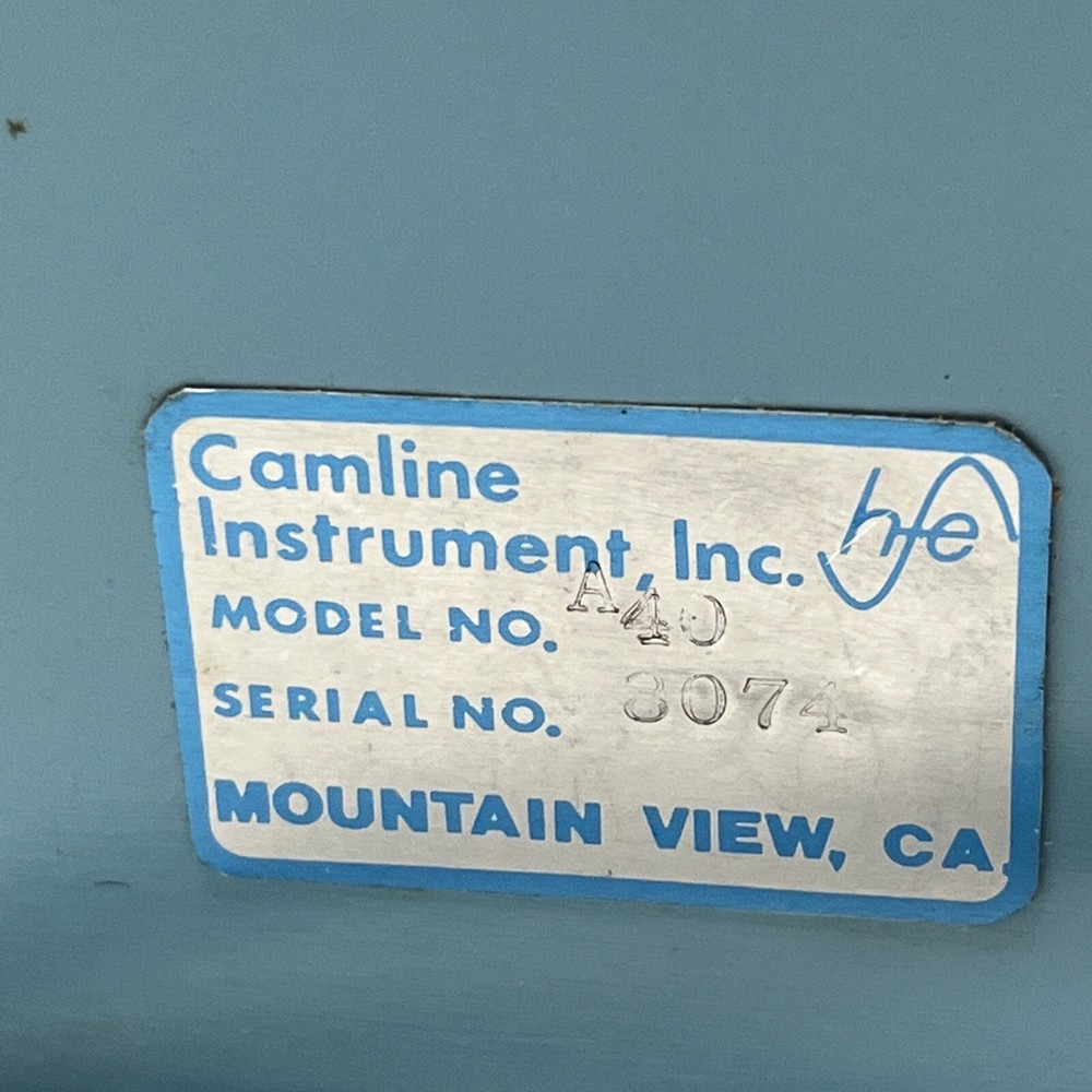 Vintage Camline Instruments Camera Exposure Tester Model A40 NOT WORKING