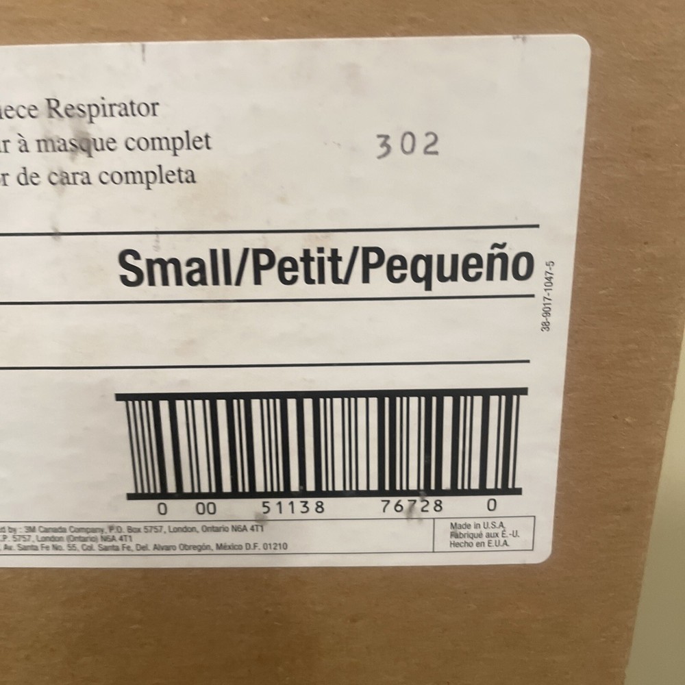 3M FR-M40-10. Size S Small Pequeno Unopened Unused