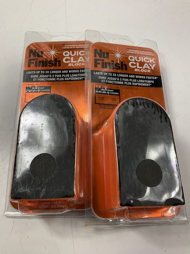 (2) Nu Finish 150228 Quick Clay Block - Washable & Reusable