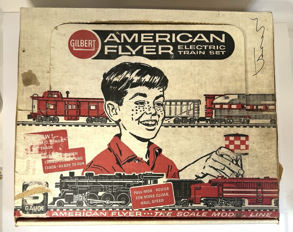 Vintage American Flyer No. 20763 Train Set 1963 Original Box Untested
