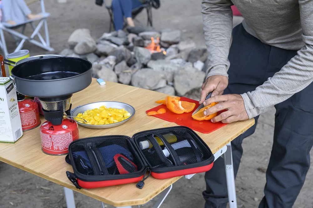 MSR Alpine Deluxe Kitchen Set Red/Black - Comprehensive Camp Cookware Kit