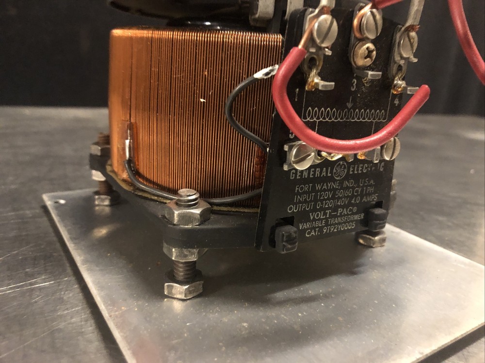 GENERAL ELECTRIC VOLT-PAC 9T92Y0005 VARIABLE TRANSFORMER 120v 140v