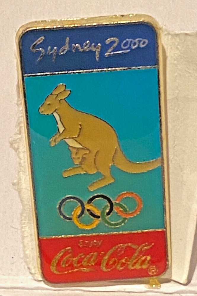 2000 Sydney Olympics Pin Coca Cola Kangaroos