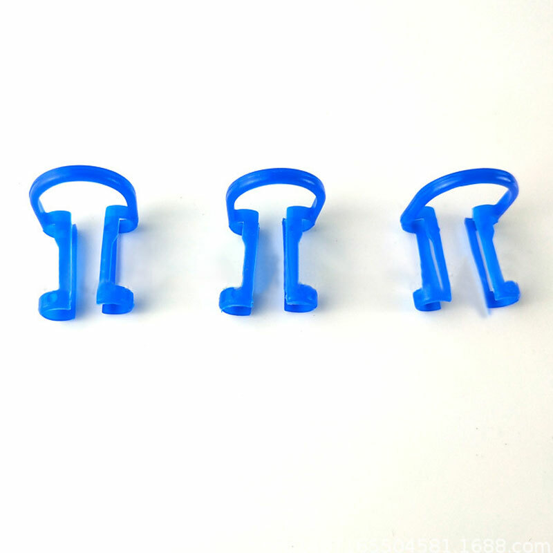 10Pcs Dental Disposable Cotton Rolls Holders Clip Isolate Teeth Clamp Plastic