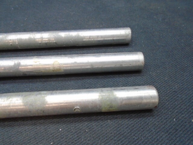 Laboratory 8” Solid Aluminum Round Support Extension Rods 3/Pack