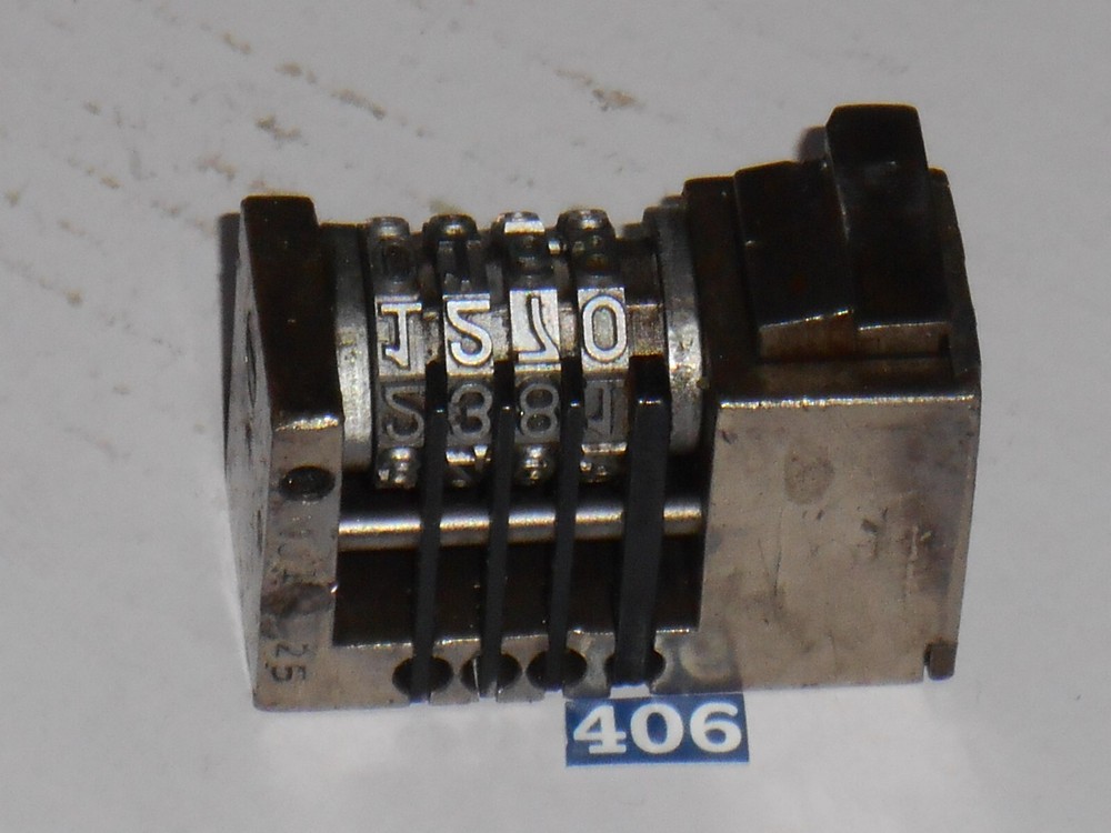 WMA | REVERSE letterpress numbering machine | 406
