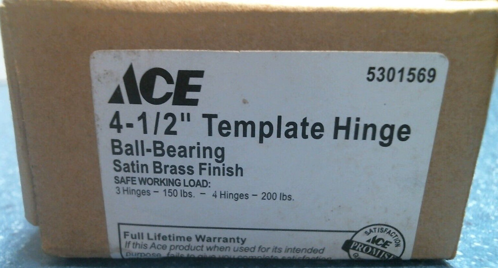 ACE 4-1/2" Template Hinge, 3 pk. (5301569) FS
